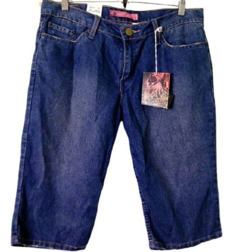 New Levi's bermuda jean shorts junior size 13